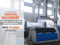 हाइड्रोलिक सीएनसी प्लेट रोलिंग मशीन 4 रोल 6x1200 मिमी